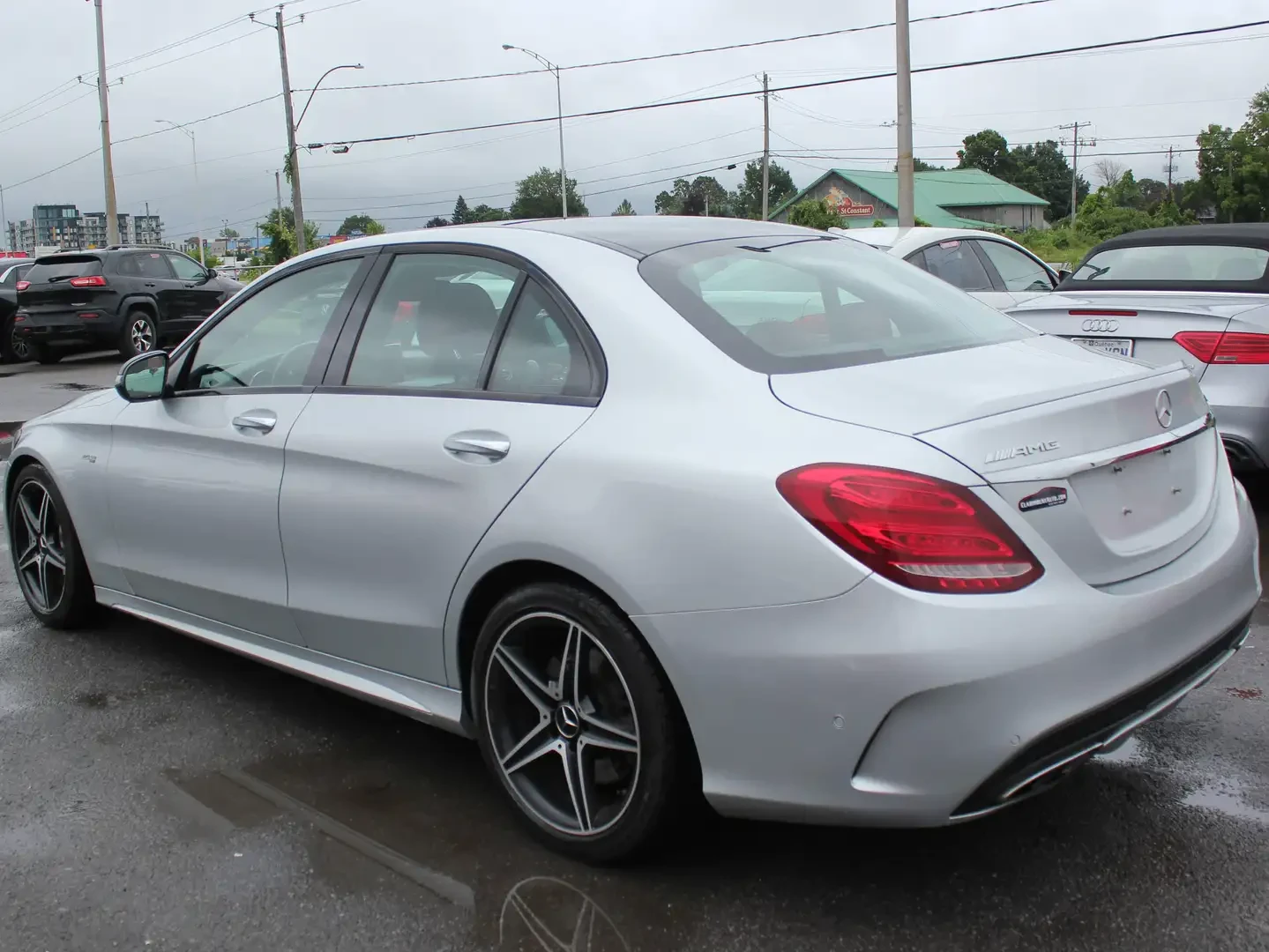 Mercedes-Benz C 43 AMG Burmester* Red Interior* 360* 2ключа, снимка 7 - Автомобили и джипове - 55646792