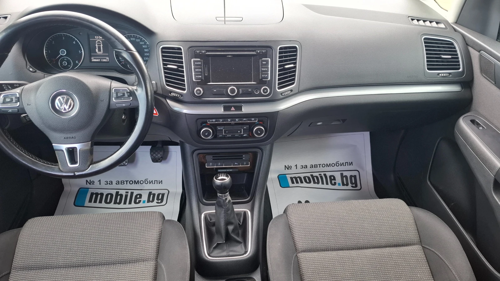 VW Sharan 2.0 TDI/7места/170кс, снимка 10 - Автомобили и джипове - 55424681