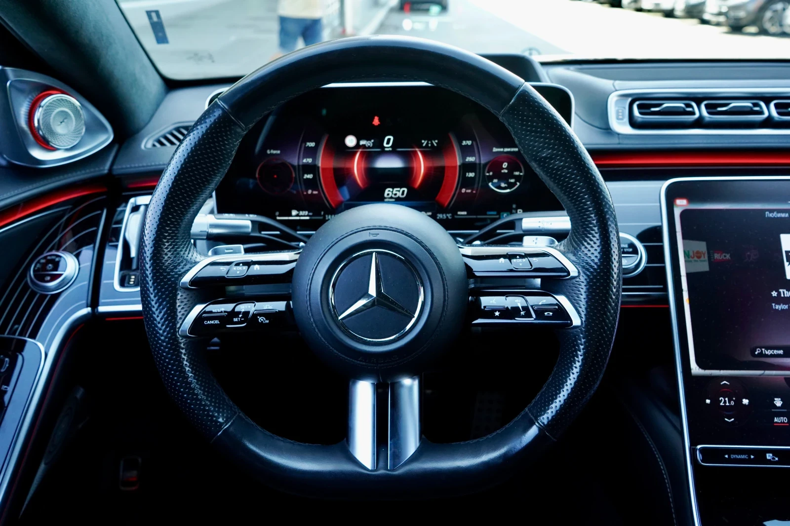 Mercedes-Benz S 580 AMG* LONG* 4M* FIRST CLASS* 3xTV* 4D BURMESTER , снимка 11 - Автомобили и джипове - 55925391