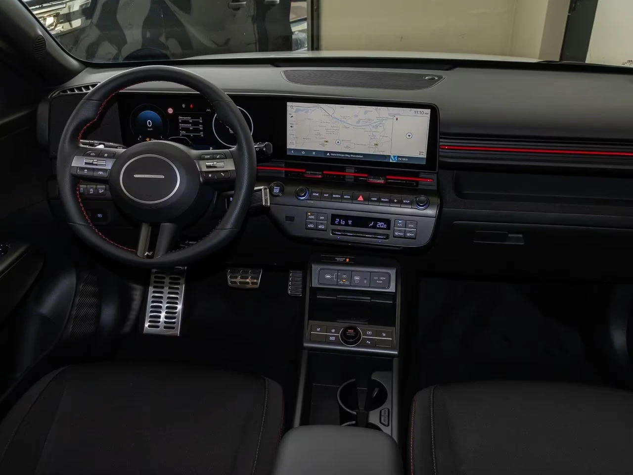 Hyundai Kona НОВ!N-LINE/139HP/T-GDi/DCT/CAM/NAVI/LED/CPLAY/424q, снимка 7 - Автомобили и джипове - 54958071