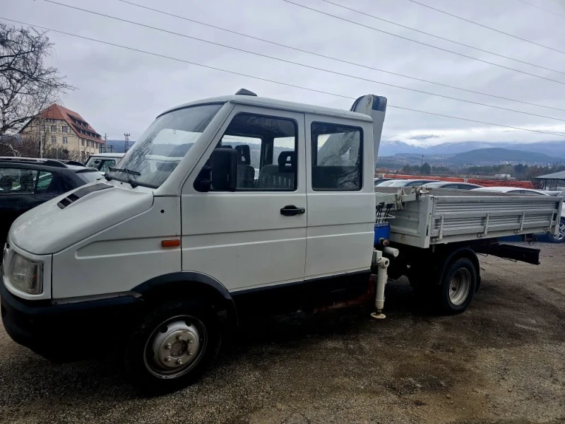 Iveco 35c11 Ивеко 35c10 тристранен самосвал с кран, снимка 6 - Бусове и автобуси - 53433844