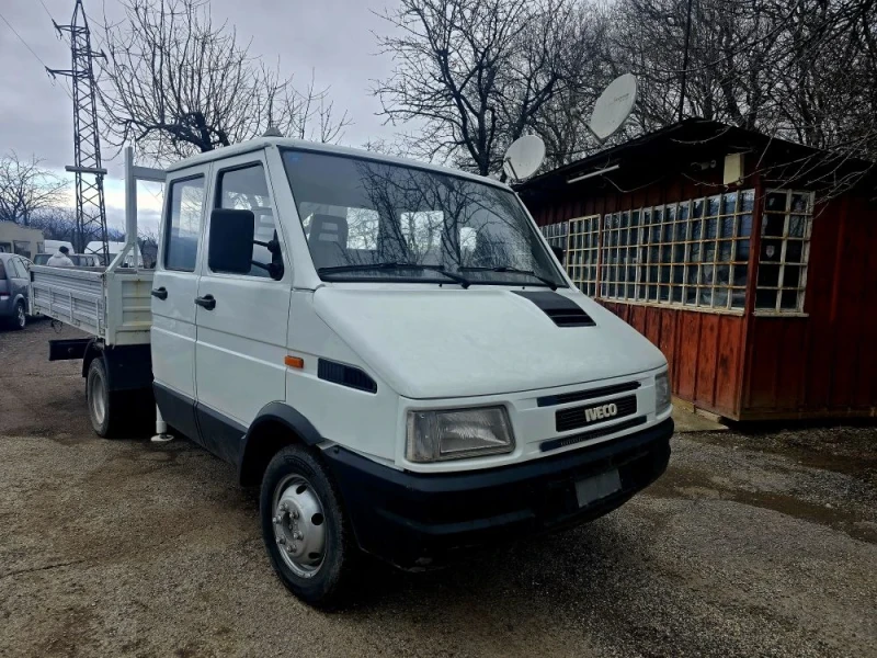 Iveco 35c11 Ивеко 35c10 тристранен самосвал с кран, снимка 2 - Бусове и автобуси - 53433844