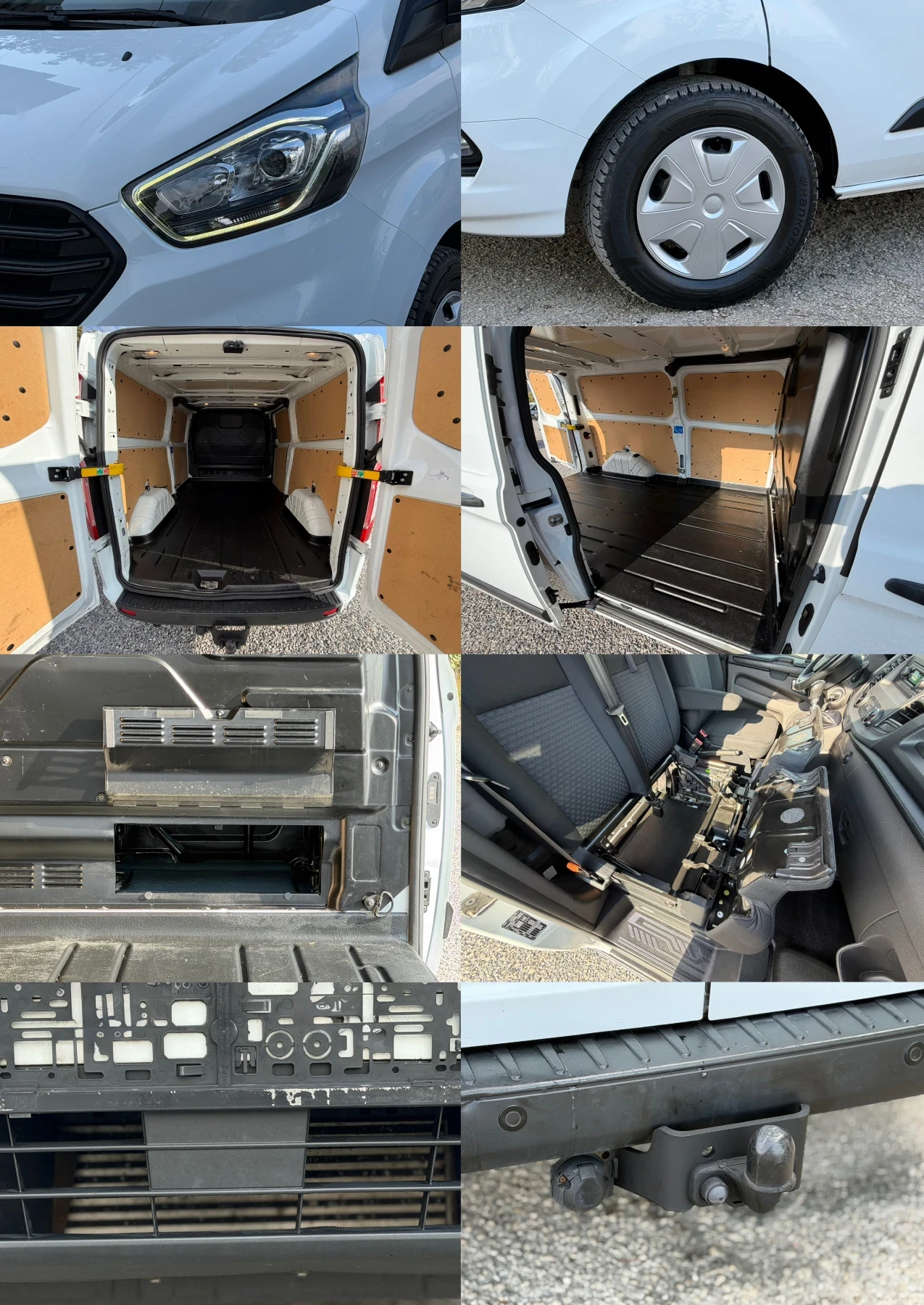 Ford Transit Custom 2.0TDCi 131кс * MAXI* Камера Дистроник LED, снимка 9 - Бусове и автобуси - 56256091