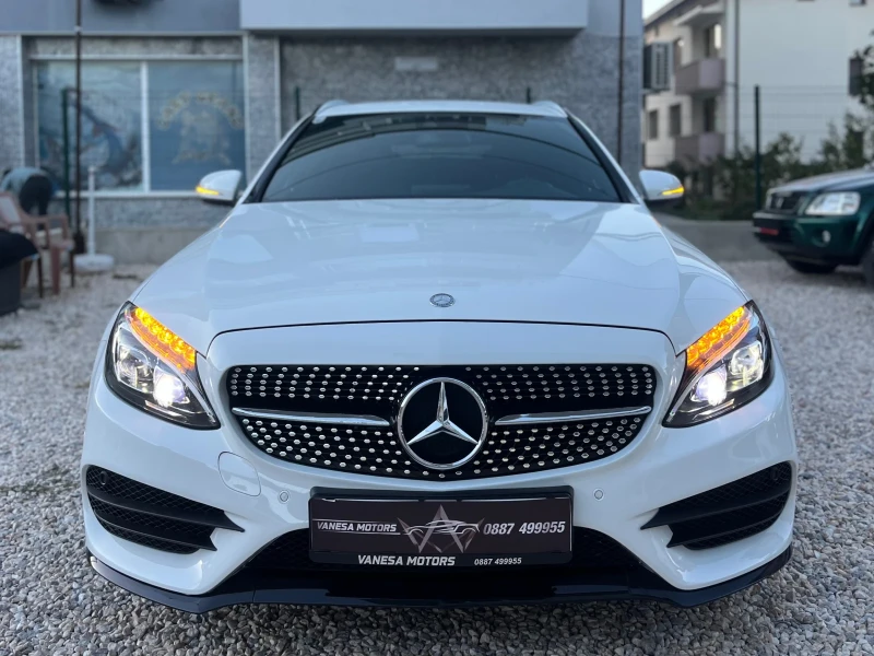 Mercedes-Benz C 220 AMG-Line Shadow Line Burmester С-История, снимка 2 - Автомобили и джипове - 47696059