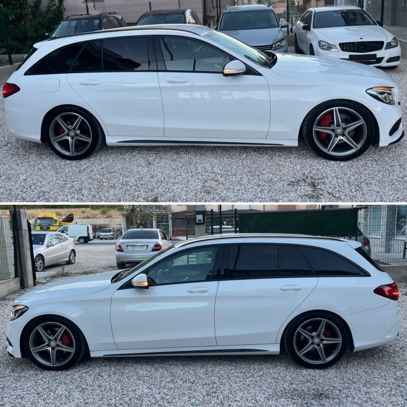 Mercedes-Benz C 220 AMG-Line Shadow Line Burmester С-История, снимка 7 - Автомобили и джипове - 47696059