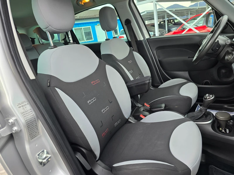 Fiat 500L 1, 3 JTD !! АВТОМАТ !! 7 МЕСТА !! РЕАЛНИ 90000 км, снимка 10 - Автомобили и джипове - 52970177