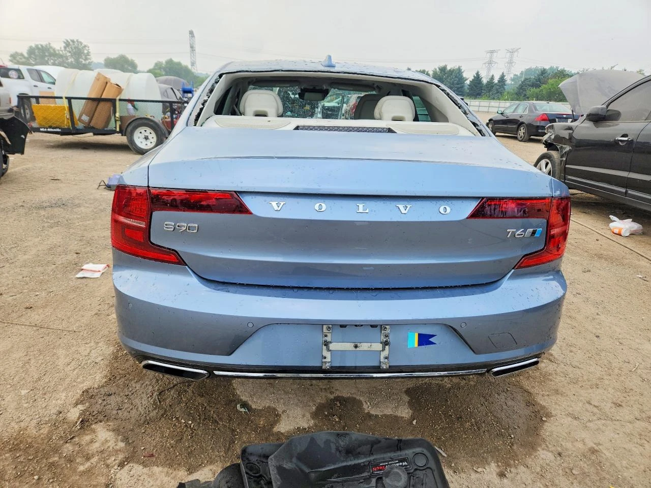 Volvo S90 INSCRIPTION / 360 КАМЕРИ / ОБДУХВАНЕ /МЪРТВА ТОЧКА, снимка 6 - Автомобили и джипове - 56742498