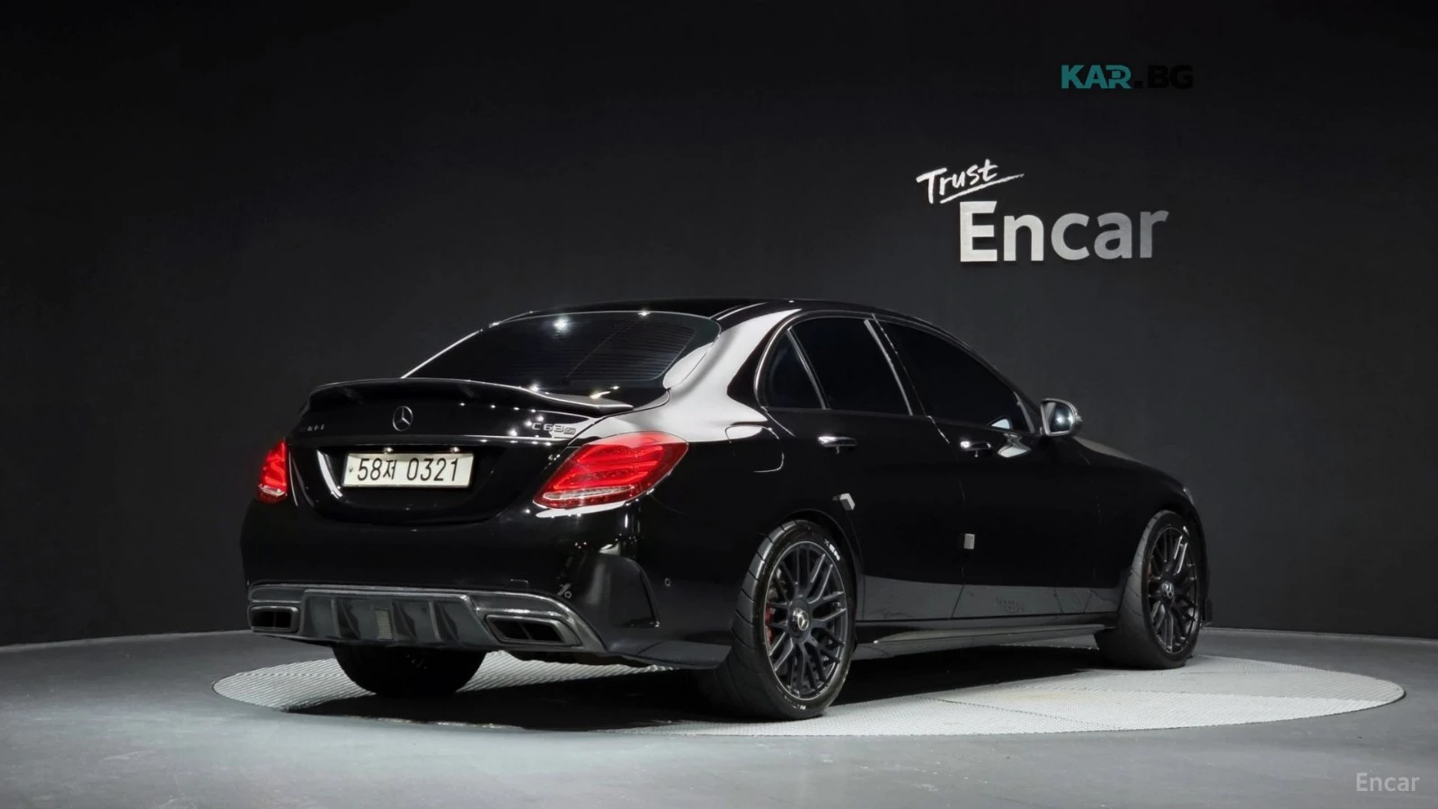 Mercedes-Benz C 63 AMG S* BURMESTER* 360* ХЕДЪП* F1 ВОЛАН* CARBON* PANO* , снимка 3 - Автомобили и джипове - 55903142