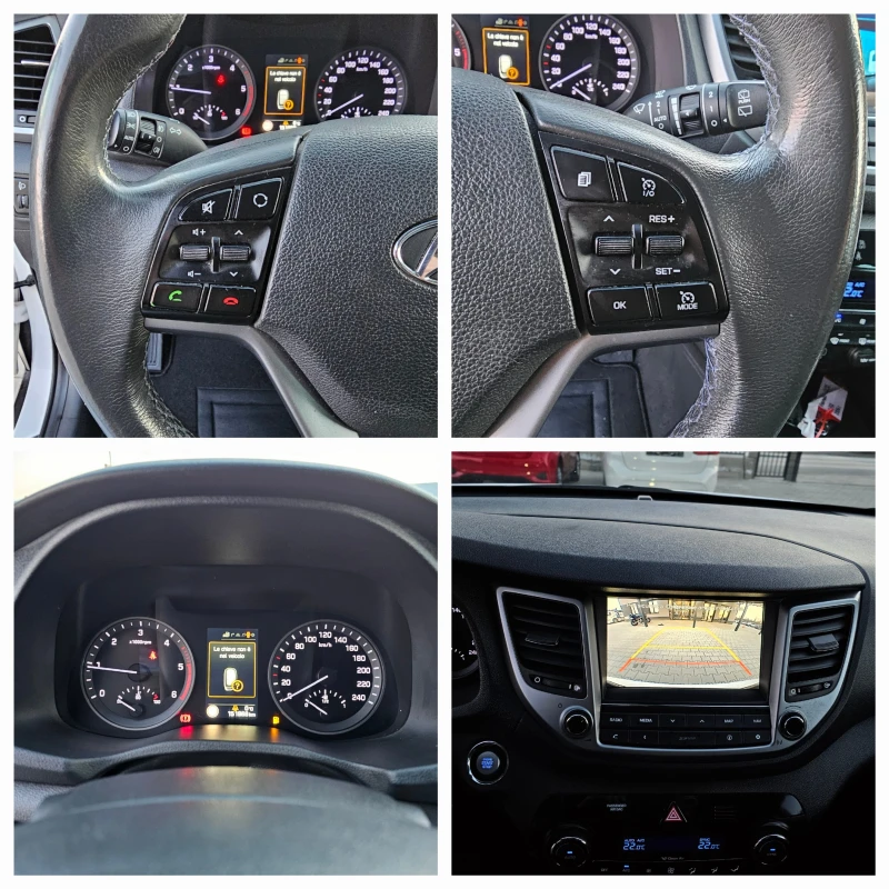 Hyundai Tucson 1.7D, Камера, Подгрев, Нави, Лед, Евро 6!, снимка 13 - Автомобили и джипове - 49230406