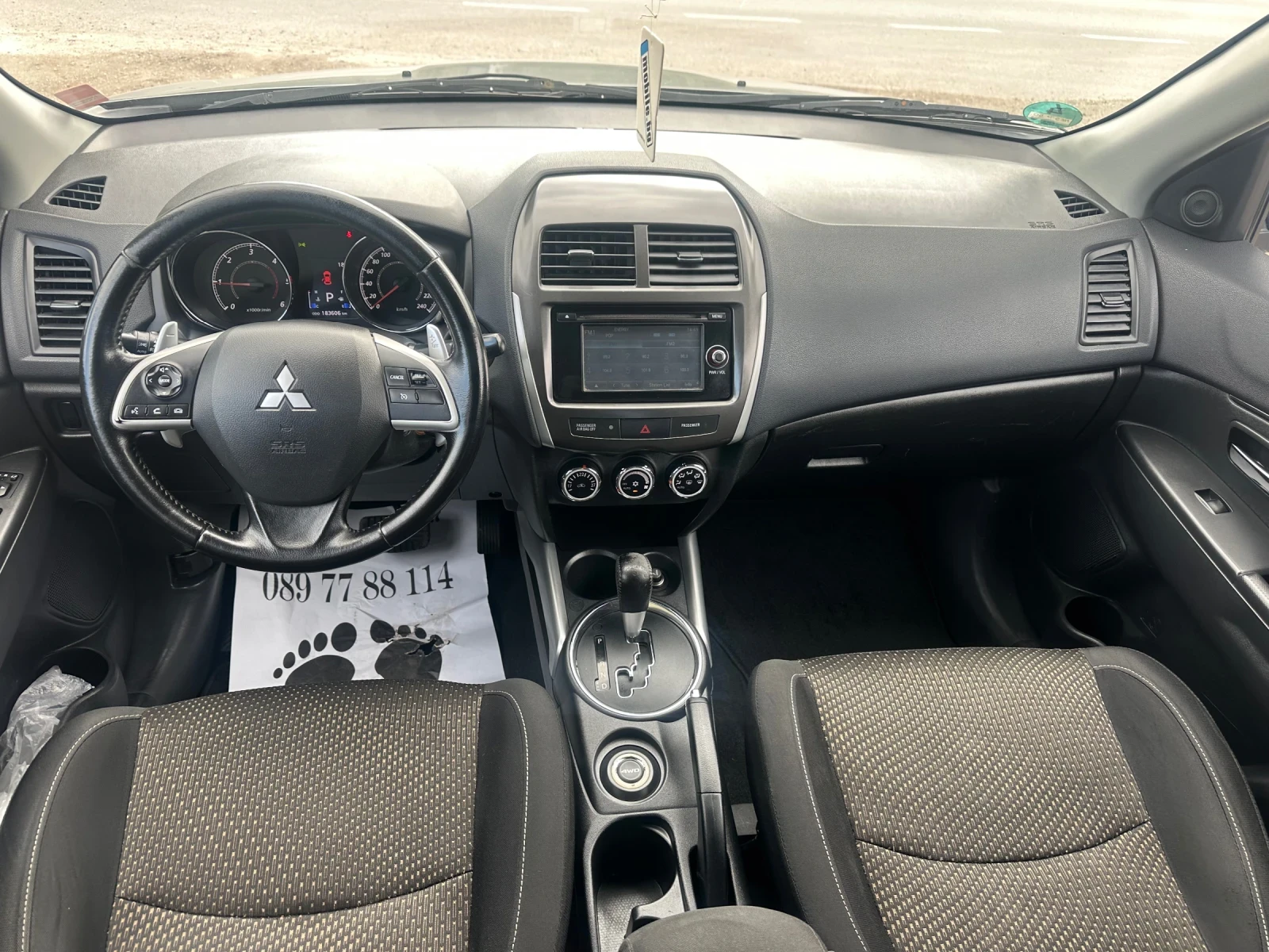 Mitsubishi ASX Automatic! 2.2di-d!4x4 awd! Xenon!Panorama! , снимка 9 - Автомобили и джипове - 56650979