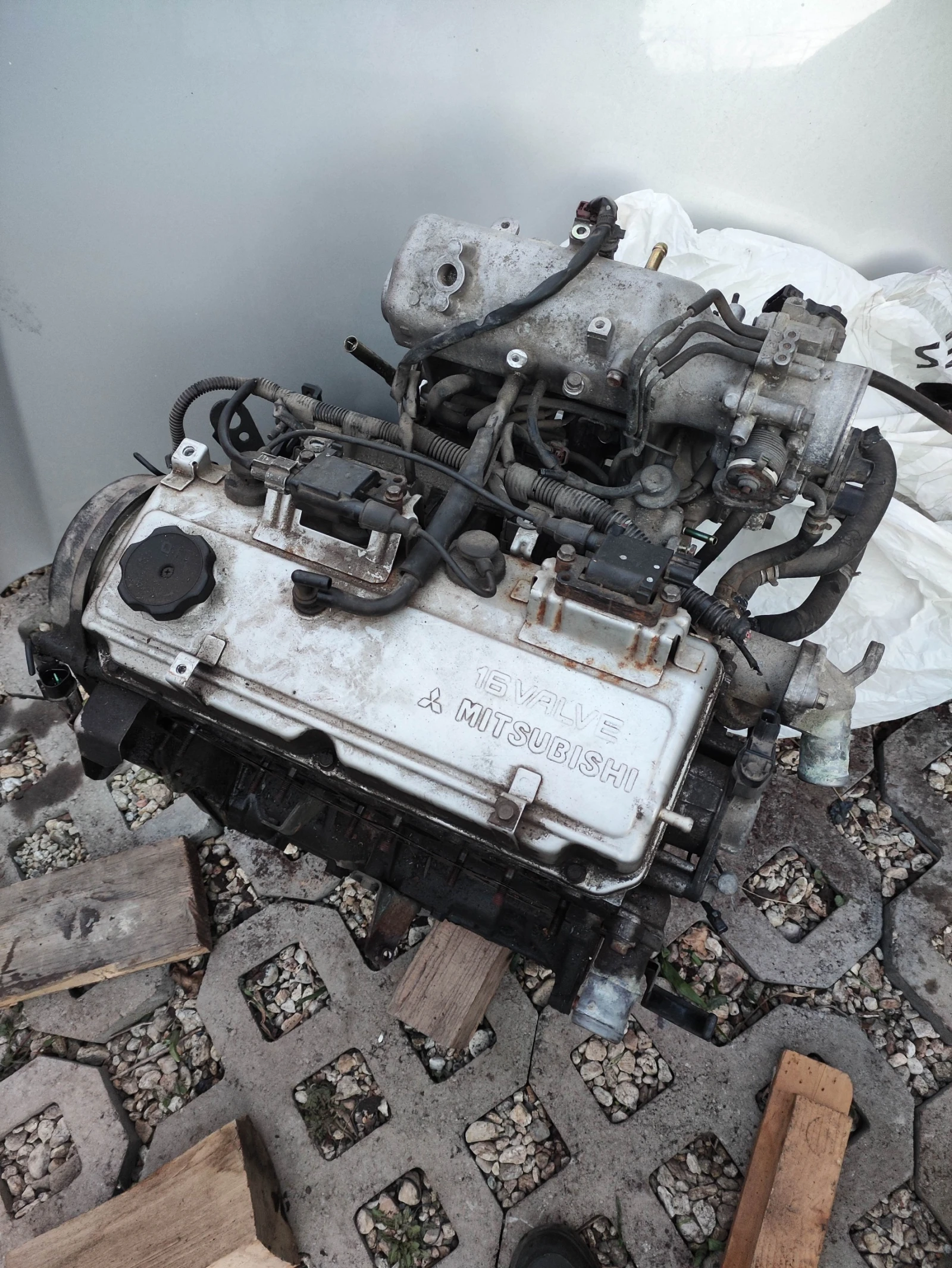 Двигател Mitsubishi Galant VIII 2.0 133hp SOHC, снимка 4 - Части - 53865543