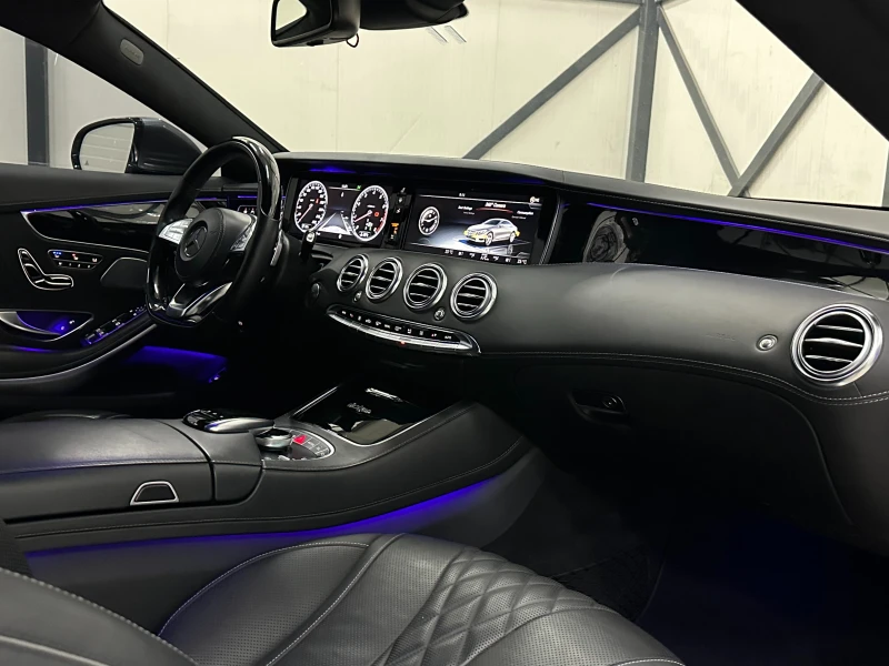 Mercedes-Benz S 550 * COUPE* AMG* DESIGNO* SWAROVSKI* MASSAGE* FULL* , снимка 10 - Автомобили и джипове - 53158375