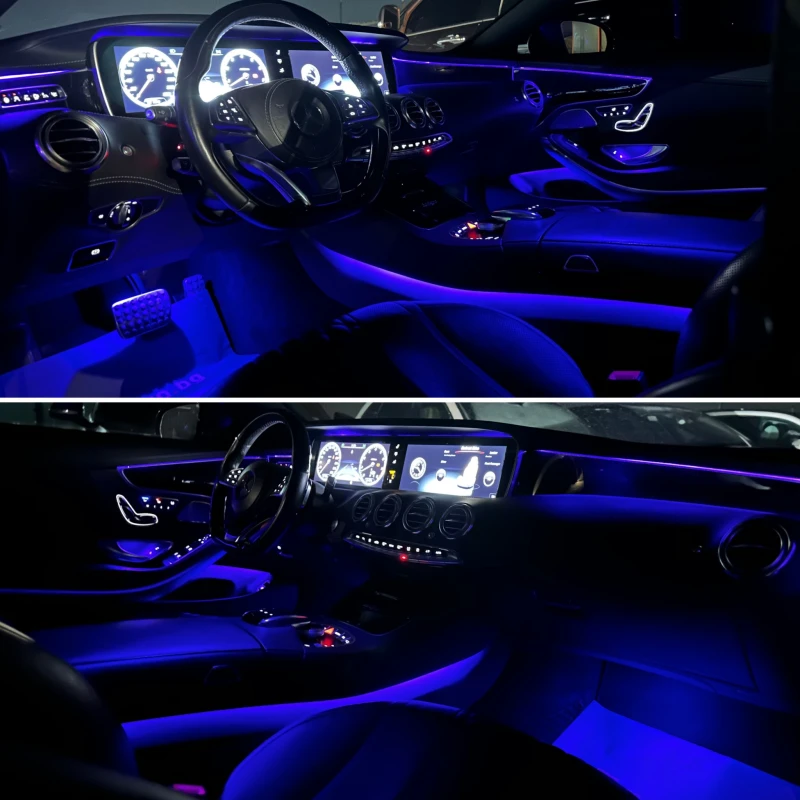 Mercedes-Benz S 550 * COUPE* AMG* DESIGNO* SWAROVSKI* MASSAGE* FULL* , снимка 14 - Автомобили и джипове - 53158375