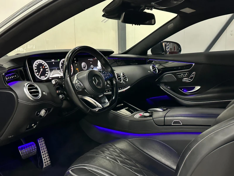 Mercedes-Benz S 550 * COUPE* AMG* DESIGNO* SWAROVSKI* MASSAGE* FULL* , снимка 9 - Автомобили и джипове - 53158375