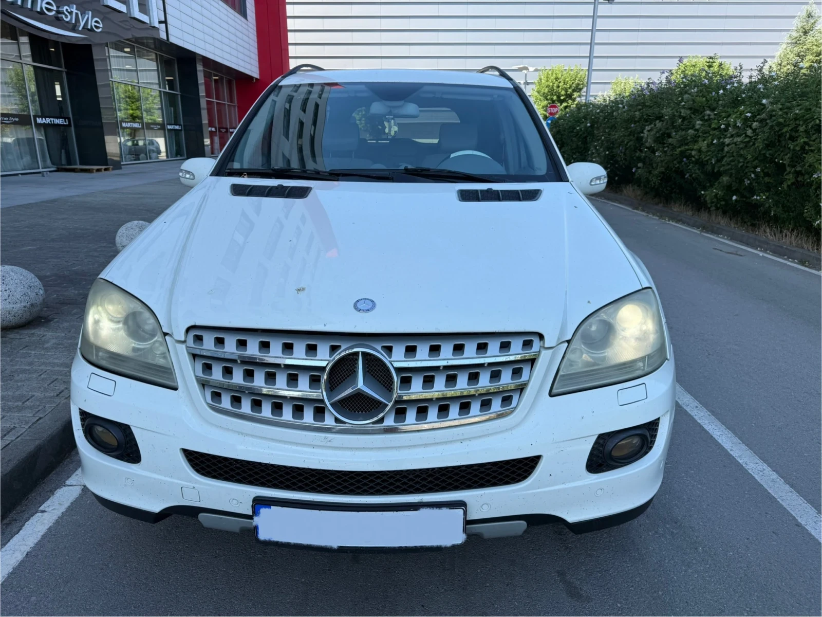 Mercedes-Benz ML 320 7G* Android* Камера* Бял*  - изображение 2