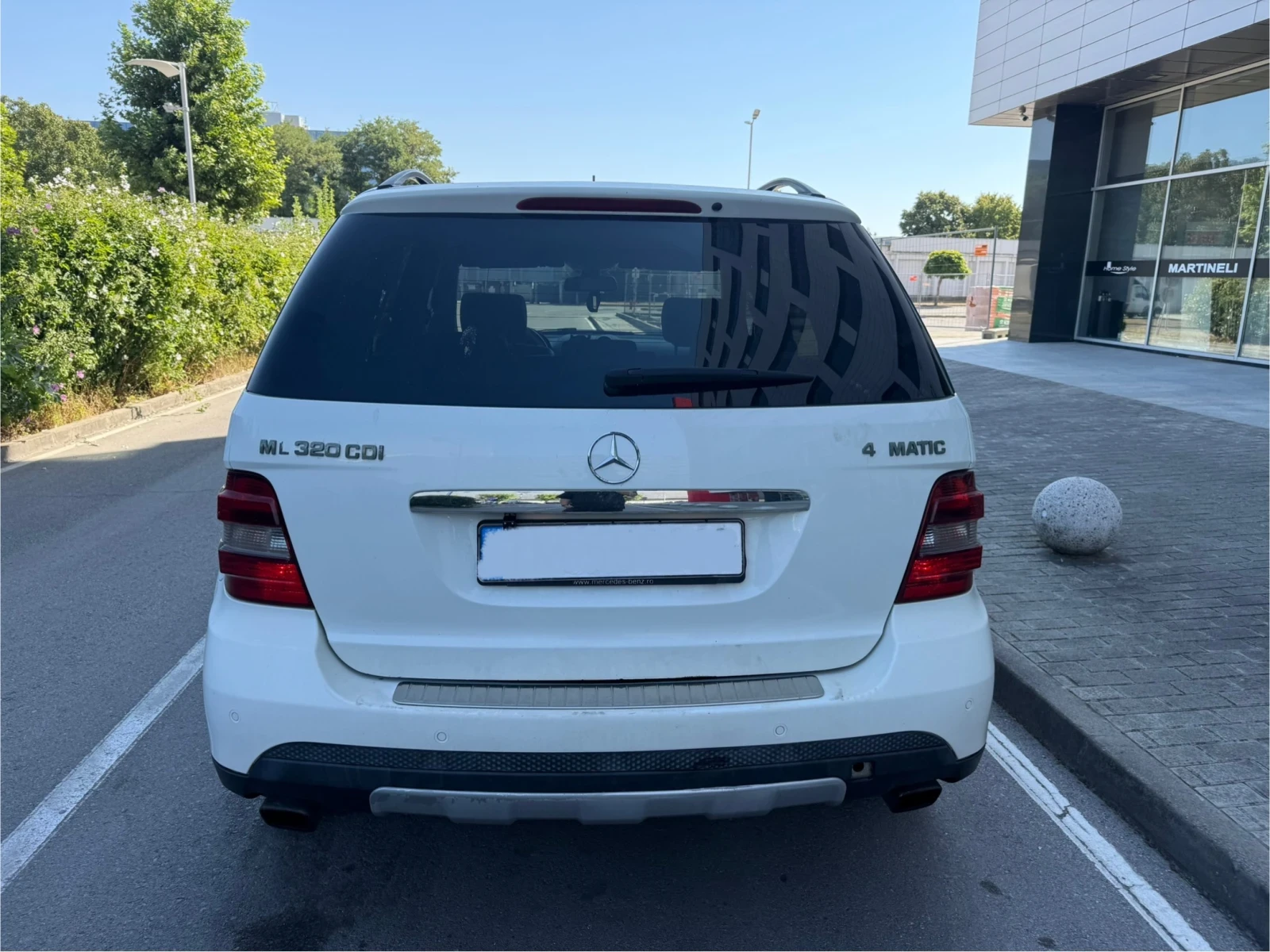 Mercedes-Benz ML 320 7G* Android* Камера* Бял*  - изображение 5