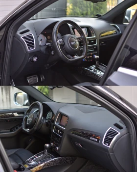 Audi SQ5 313 к.с./панорама/обдухване на седалките/кожа, снимка 6