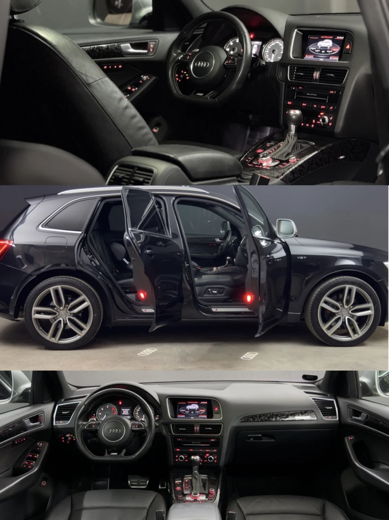 Audi SQ5 313 к.с./панорама/обдухване на седалките/кожа, снимка 5 - Автомобили и джипове - 47009365