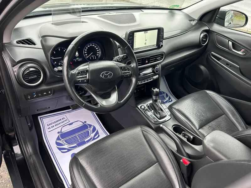 Hyundai Kona PREMIUM / АВТОМАТИК / 4Х4 / ЕВРО6F / ЗАДНА КАМЕРА , снимка 9 - Автомобили и джипове - 52868503