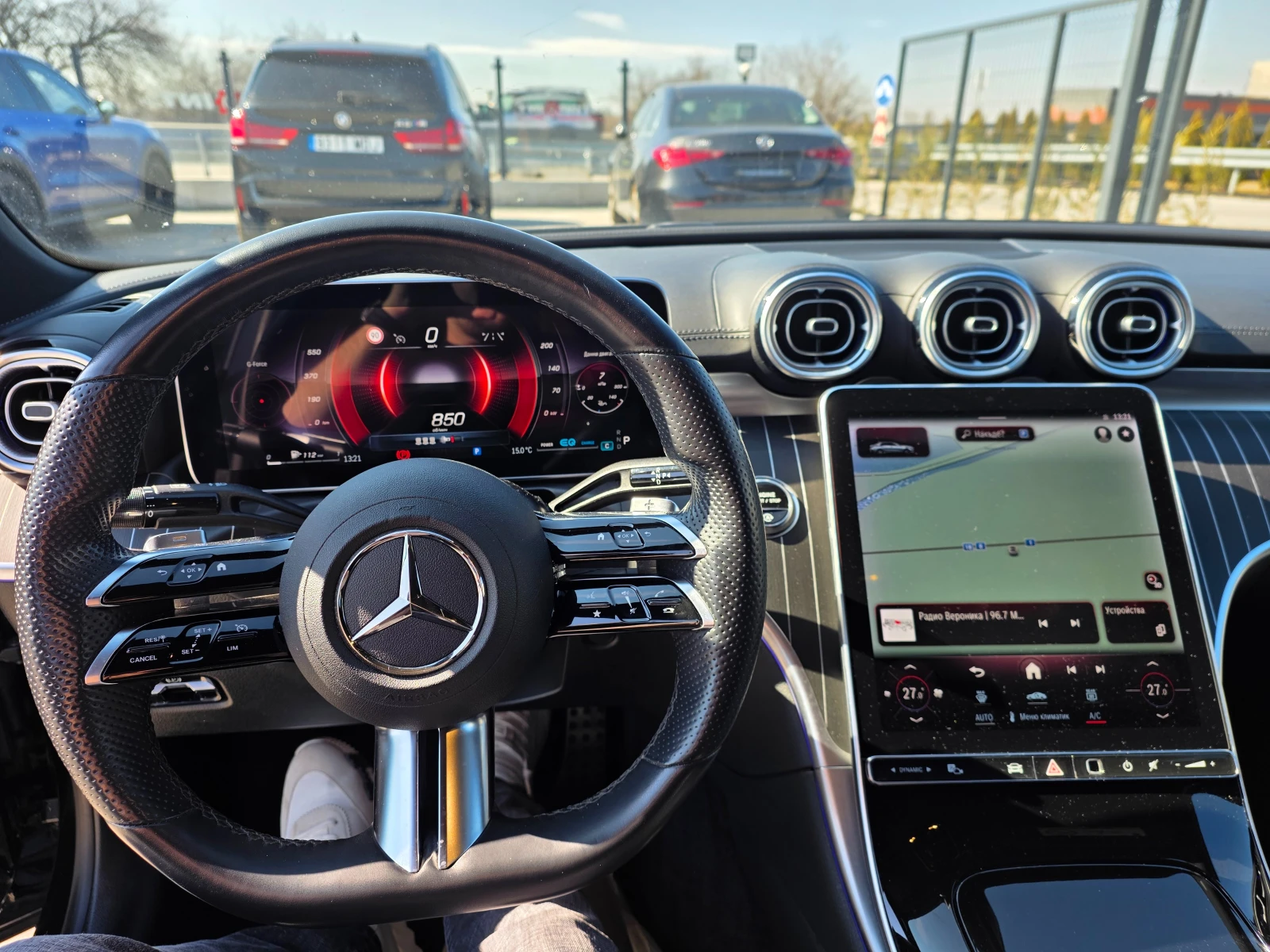 Mercedes-Benz C 300 * AMG* burmester* , снимка 13 - Автомобили и джипове - 53646314