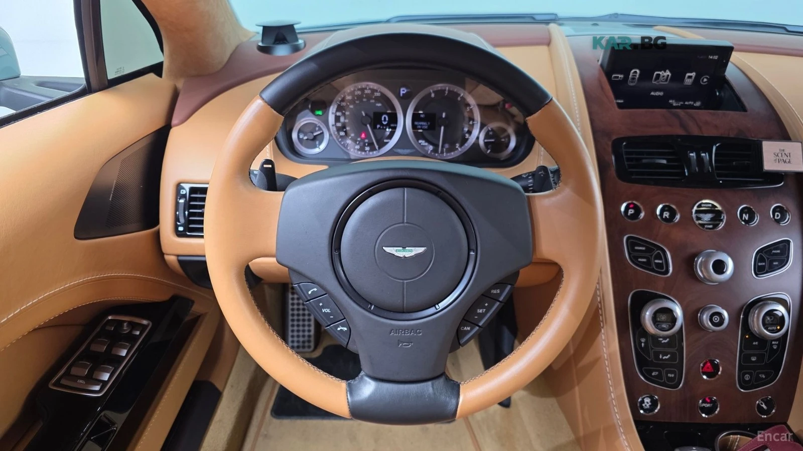 Aston Martin Rapide 6.0S V12* КОЖА* НАВИ* ОБДУХВ* ОХЛАЖ.ЖАБКА* HEADUP, снимка 12 - Автомобили и джипове - 55029291