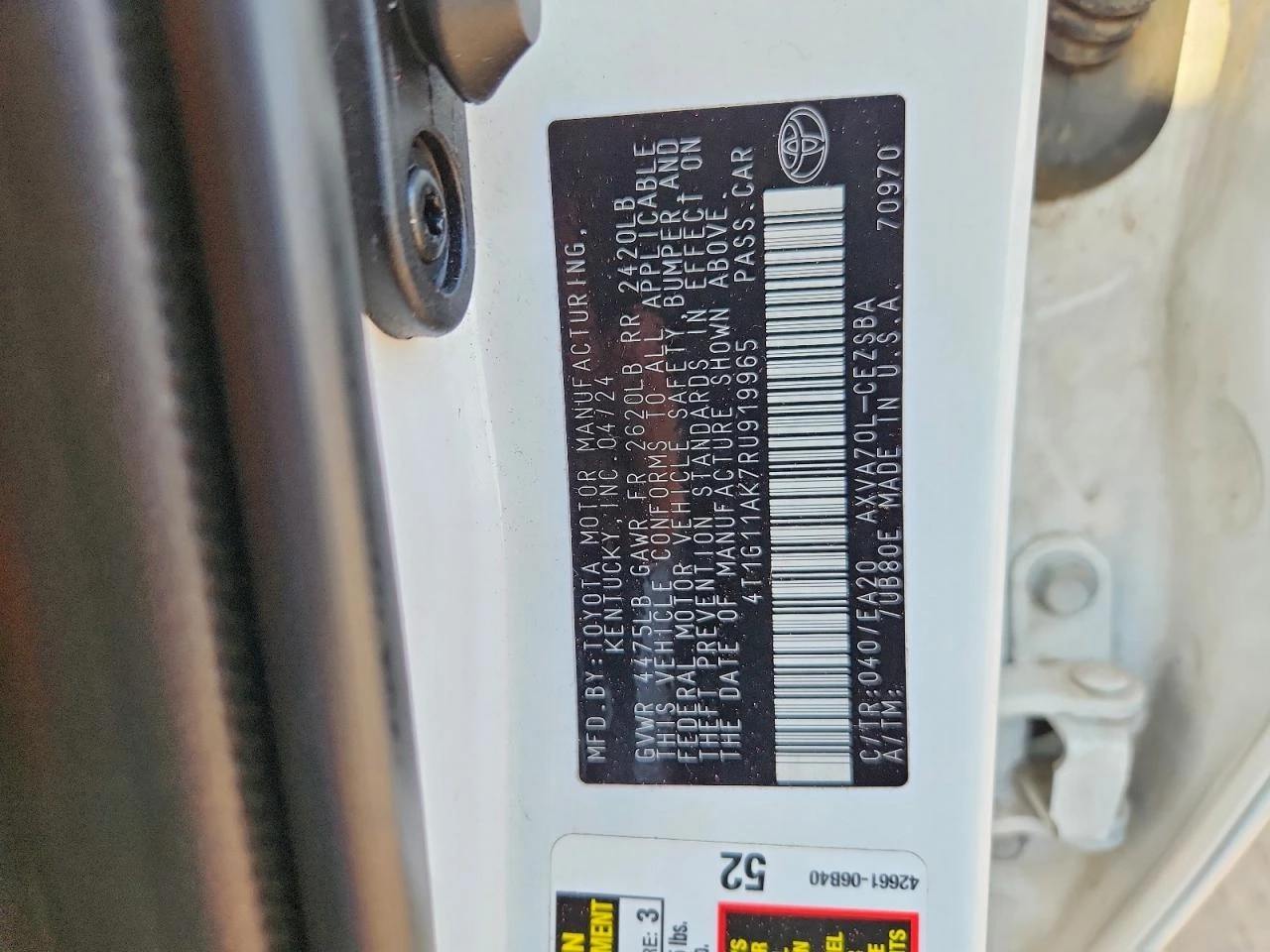 Toyota Camry 2.5l Se, снимка 12 - Автомобили и джипове - 56417783