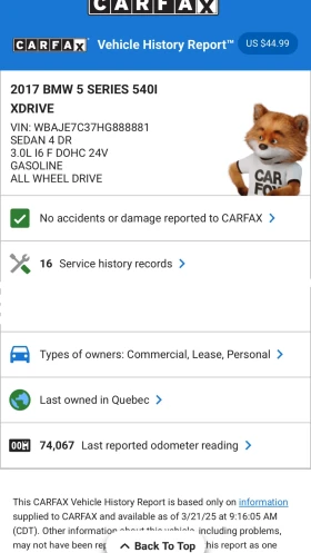 BMW 540 XI M-PACK ЧИСТ КАРФАКС 123000KM GESTURE/H & K - 58900 лв. - 41997301 | Car24.bg