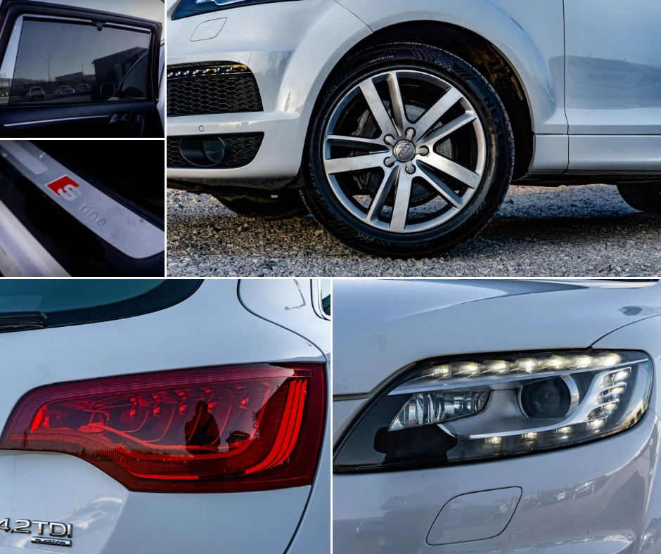 Audi Q7 4.2TDI-SLine-Quattro-РЕАЛНИ КМ. ПЕРФЕКТНА!, снимка 17 - Автомобили и джипове - 53823335
