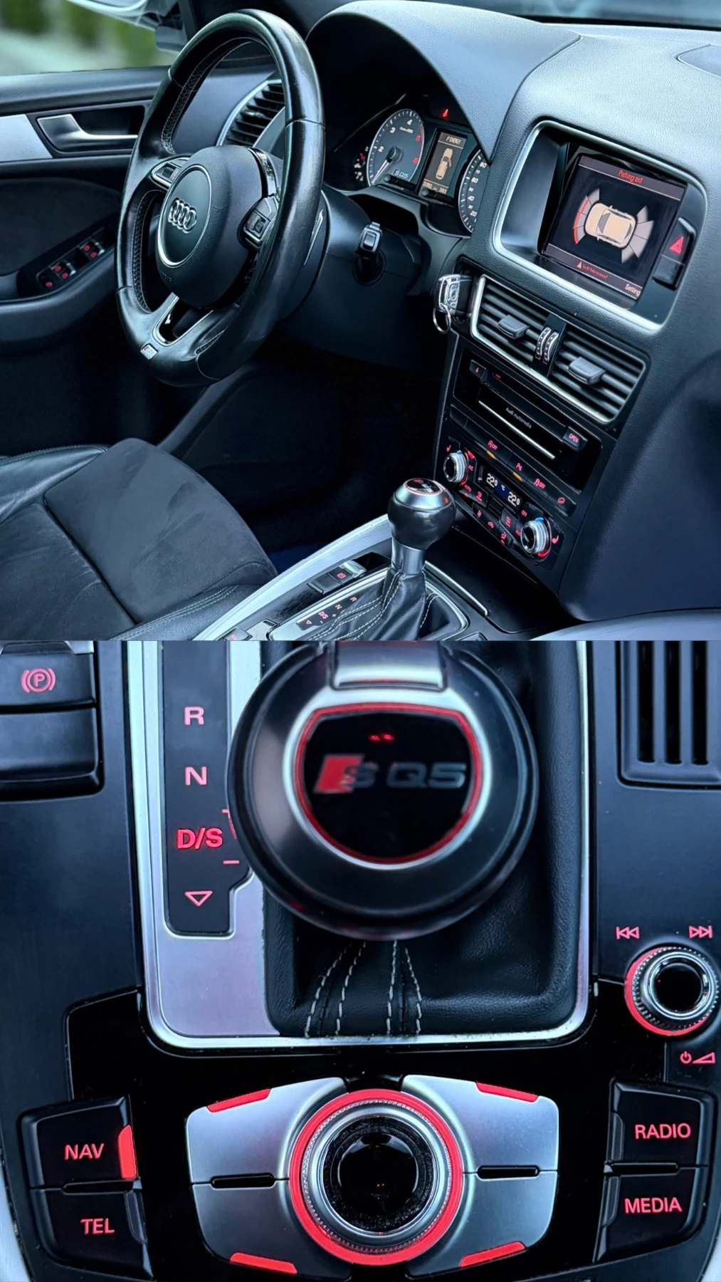 Audi SQ5 COMPETITION| 326HP| FACE| S-LINE| 8ZF| ЛИЗИНГ, снимка 13 - Автомобили и джипове - 54431157