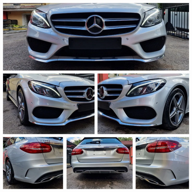 Mercedes-Benz C 250 CDI/4-MATIC/9G-TRONIC/AMG-PACKET/DISTRONIC/FULL , снимка 17 - Автомобили и джипове - 46496322