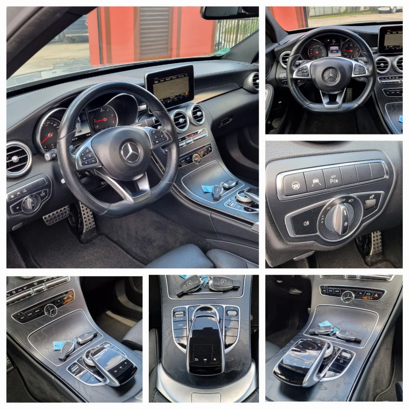 Mercedes-Benz C 250 CDI/4-MATIC/9G-TRONIC/AMG-PACKET/DISTRONIC/FULL , снимка 11 - Автомобили и джипове - 46496322