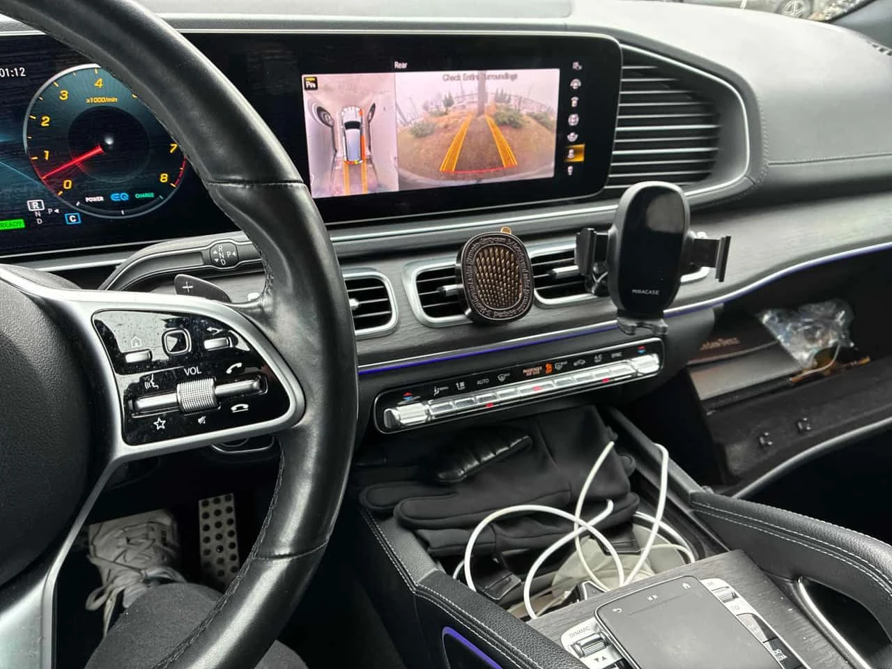 Mercedes-Benz GLS 450 CARFAX/HUD/360/DIS/BURMESTER/ОБДУХВАНЕ/ОТ MERCEDES, снимка 9 - Автомобили и джипове - 53933733