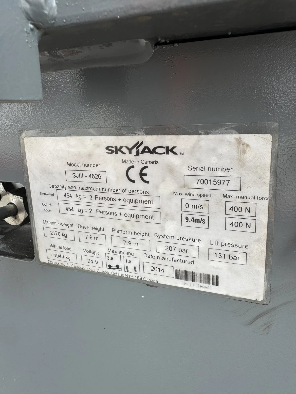 Автовишка Друга марка SKYJACK 4626 - изображение 7