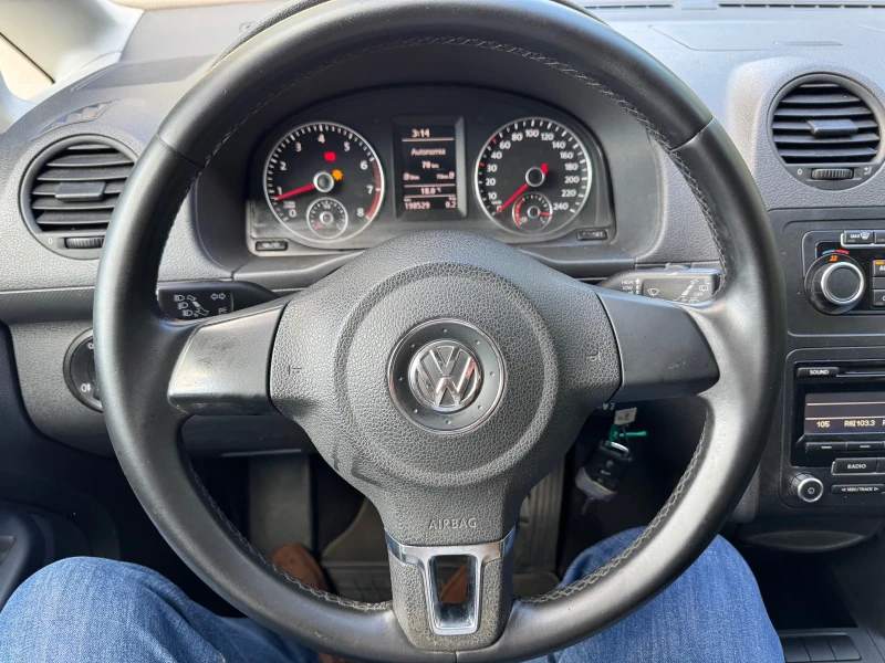 VW Caddy 2.0i CNG 109hp* KLIMA* 8.2014г* 4+ 1* 198500км, снимка 3 - Автомобили и джипове - 50366634