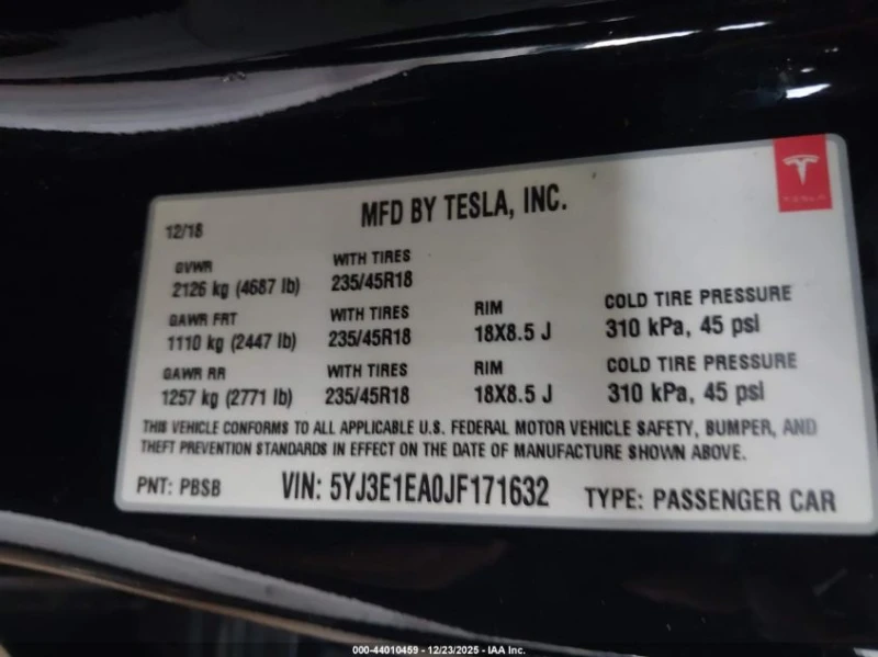 Tesla Model 3 U  U NX Rear Wheel Drive, снимка 16 - Автомобили и джипове - 53046639