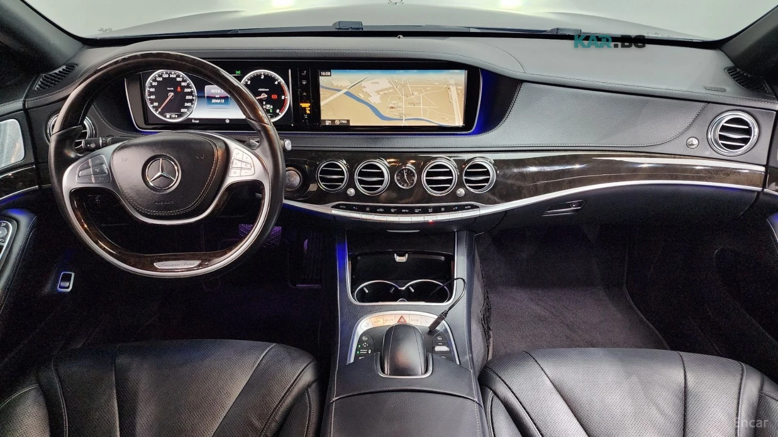 Mercedes-Benz S 350 D* КОЖА* ПОДГРЕВ* ОБДУХВ* BURMASTER* PANO* 360, снимка 7 - Автомобили и джипове - 56202654