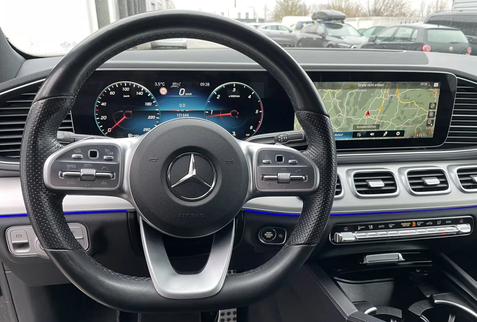 Mercedes-Benz GLE 350 d4MATIC/320HP/NIGHT/PANO/BURM/AHK/LED/DISTR./837g - изображение 9