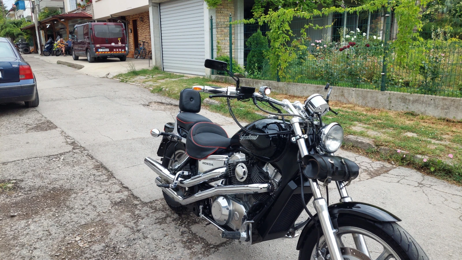 Honda Shadow VT1100, снимка 8 - Мотоциклети и мототехника - 55273401
