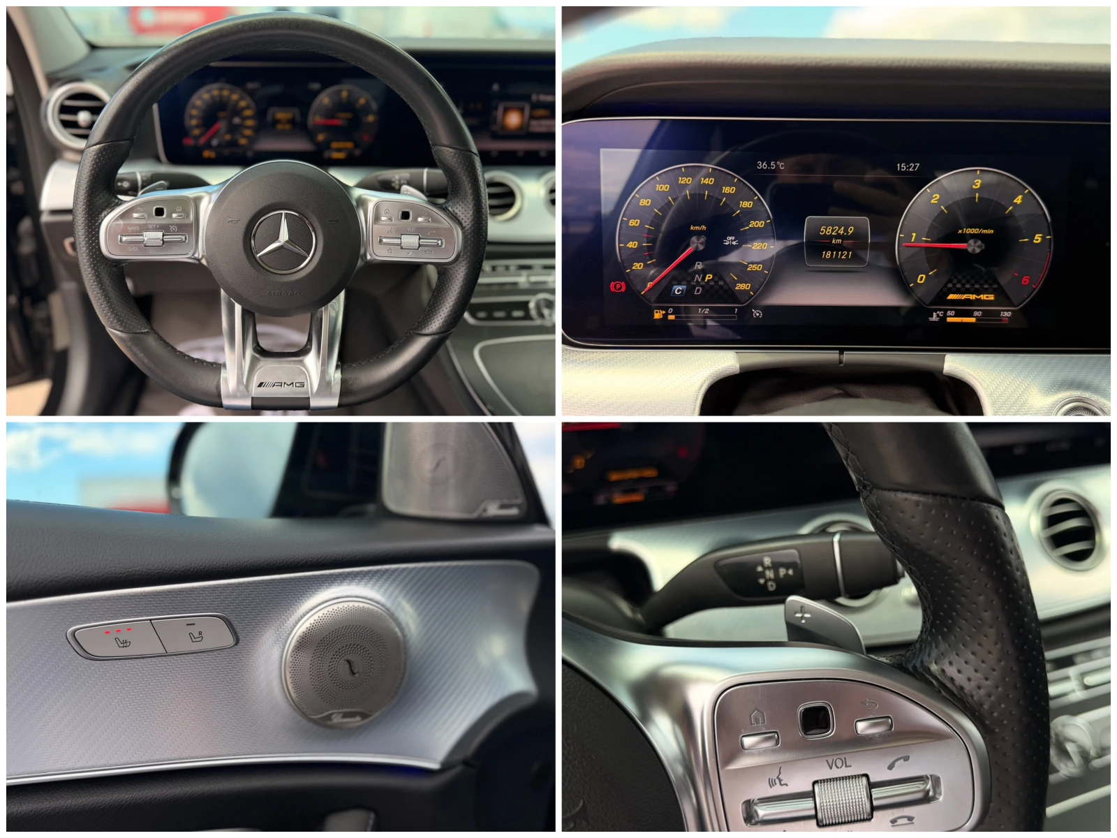 Mercedes-Benz E 220 d= 63 AMG= FACELIFT= PANORAMA= HUD= 360* CAMERA=  | Mobile.bg � ����������� 16