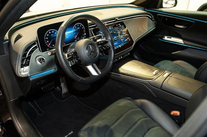 Mercedes-Benz E 200 AMG/ NEW MODEL/ NIGHT/ CAMERA/ DISTRONIC/, снимка 8 - Автомобили и джипове - 51616416