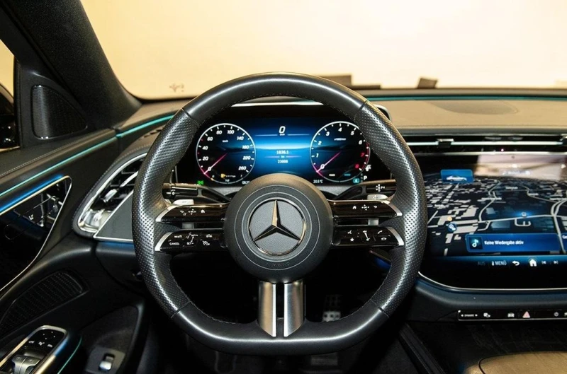 Mercedes-Benz E 200 AMG/ NEW MODEL/ NIGHT/ CAMERA/ DISTRONIC/, снимка 9 - Автомобили и джипове - 51616416