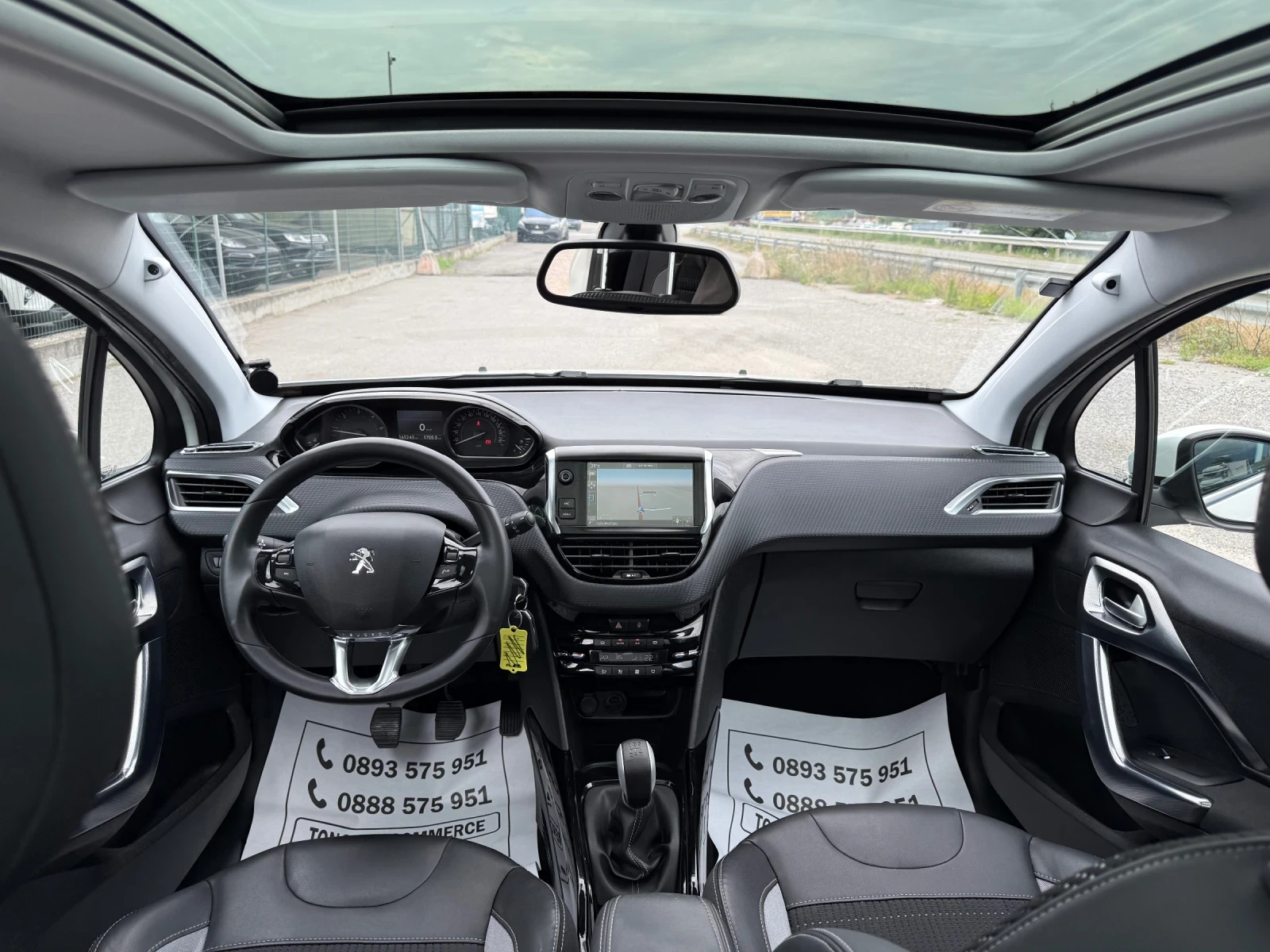 Peugeot 2008 1.6-BLUEHDI-FACE-КАМЕРА-ПАНОРАМА-КОЖА-КАТО НОВА, снимка 13 - Автомобили и джипове - 55135994