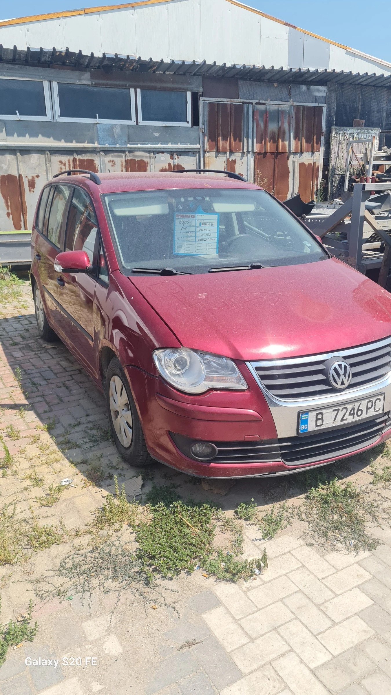 VW Touran METAN ORIGINAL