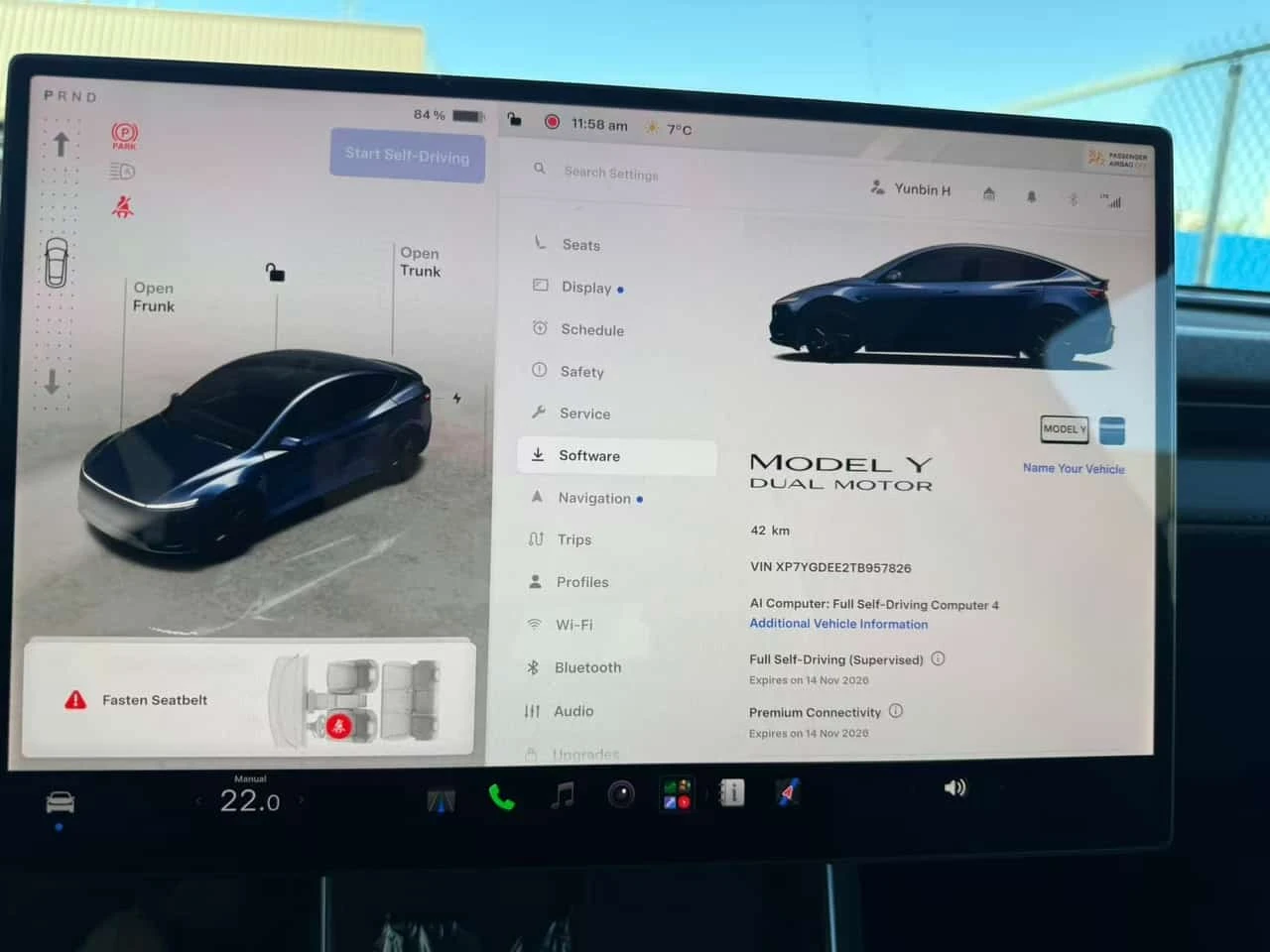 Tesla Model Y * AWD * CARFAX * , снимка 8 - Автомобили и джипове - 56624979
