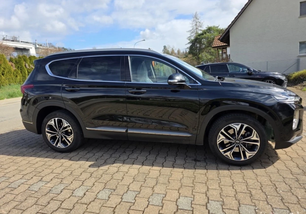 Hyundai Santa fe 2.2 CRDI 4WD VERTEX Внос Швейцария, снимка 3 - Автомобили и джипове - 54494770