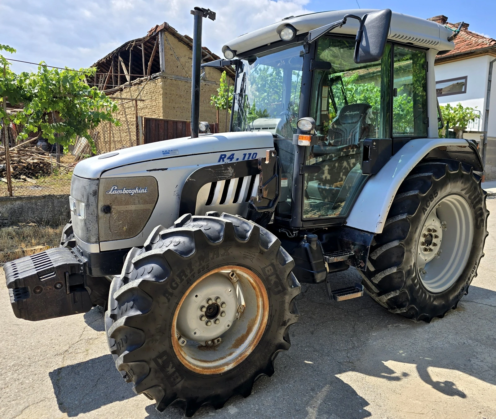 Трактор Lamborghini R4-110 НОВ ВНОС! ЧЕЛЕН ТОВАРАЧ КЛИМАТИК - изображение 4