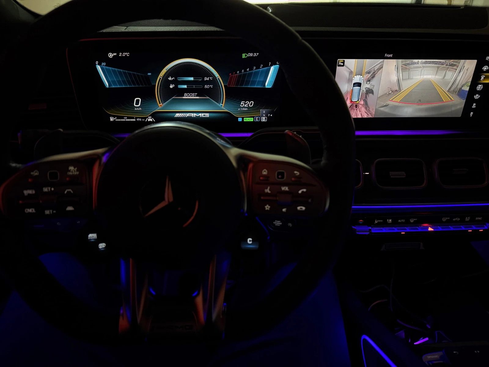 Mercedes-Benz GLE 53 4MATIC BURMESTER 3D HIGH-END AIR BALANCE ПАРФЮМ 1 СОБ, снимка 10 - Автомобили и джипове - 53670967