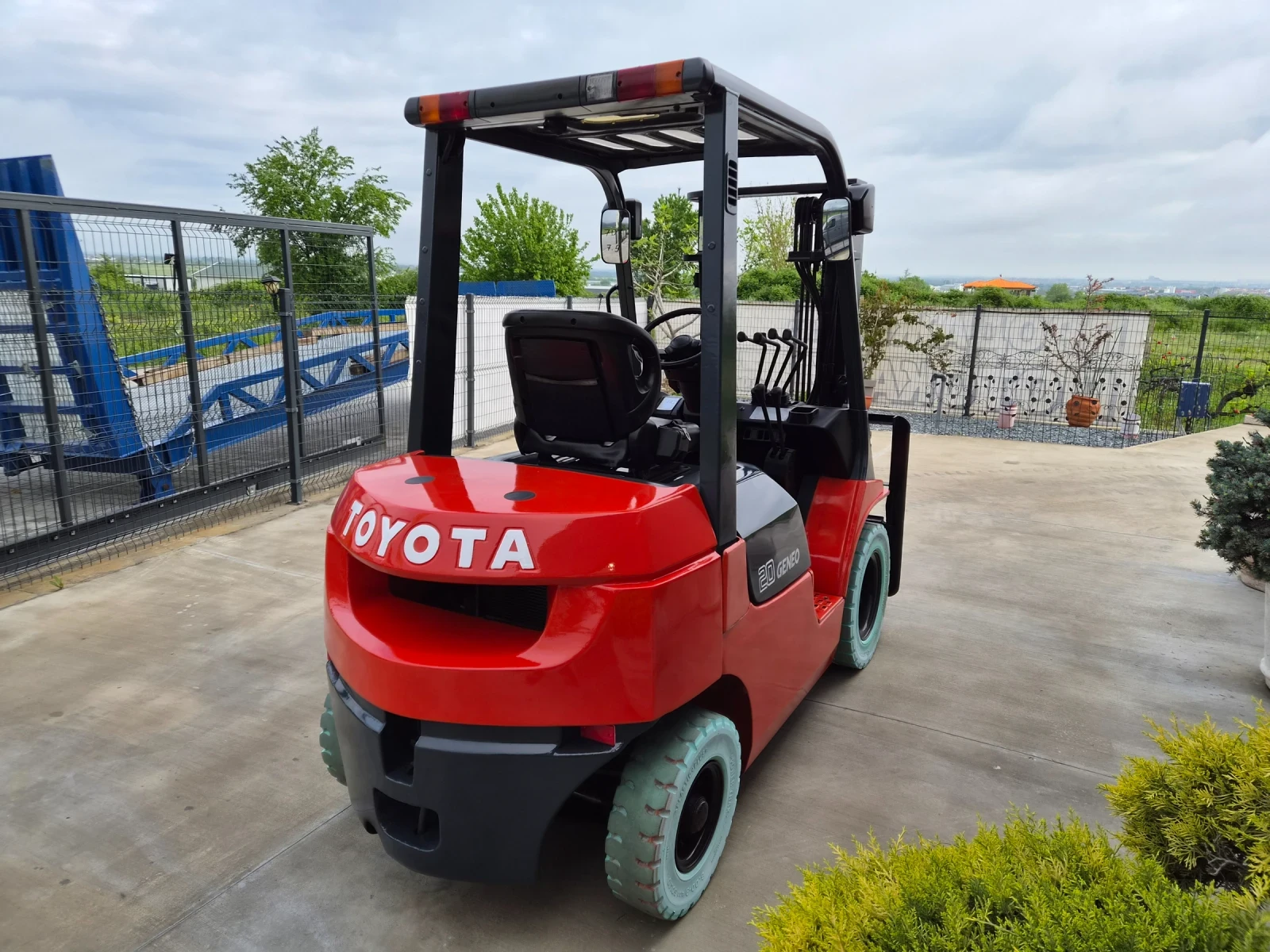 Мотокар Toyota ИЗРАВНИТЕЛ и ПОЗИЦИОНЕР / ПЕРФЕКТЕН !!!, снимка 5 - Индустриална техника - 54481470