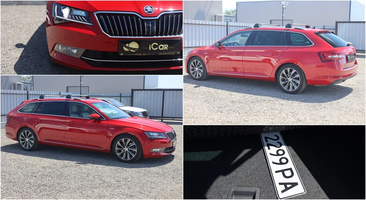 Skoda Superb 2.0TDI L&K 4x4 rot+ beige #Sitzklima #Canton #KeyG - изображение 4