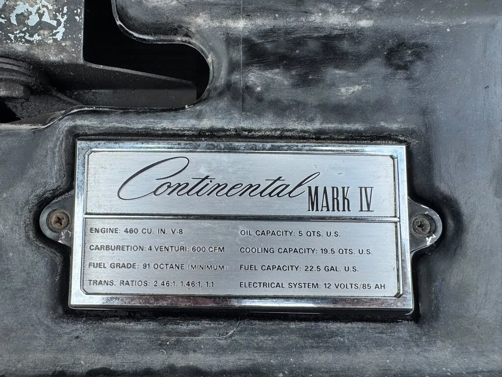 Lincoln Continental MARK IV* HARDTOP* COUPE* 7.5* , снимка 7 - Автомобили и джипове - 55539941